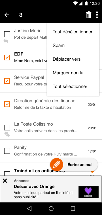 Messagerie Orange