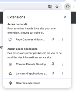 Extension Chrome
