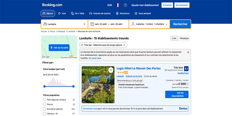 La réservation sur Booking.com depuis l’ordinateur coûte plus cher que sur le téléphone.