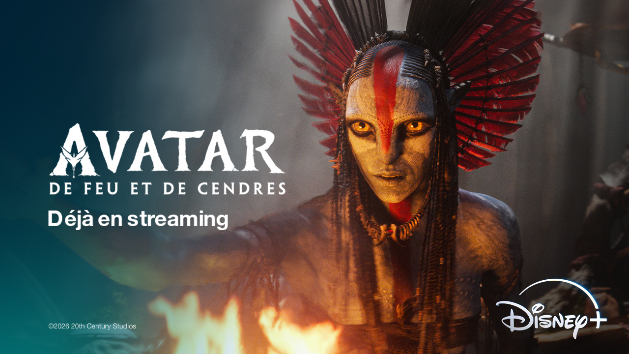 Avatar du feu et de cendres sur Disney+
