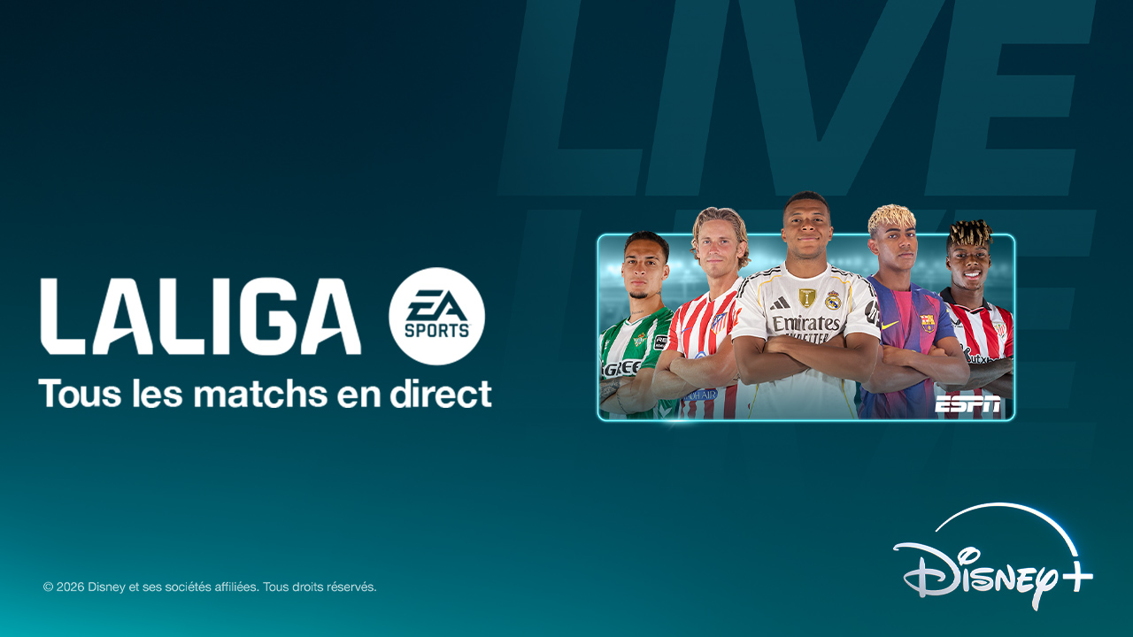 La Liga tous les matchs en direct sur Disney+